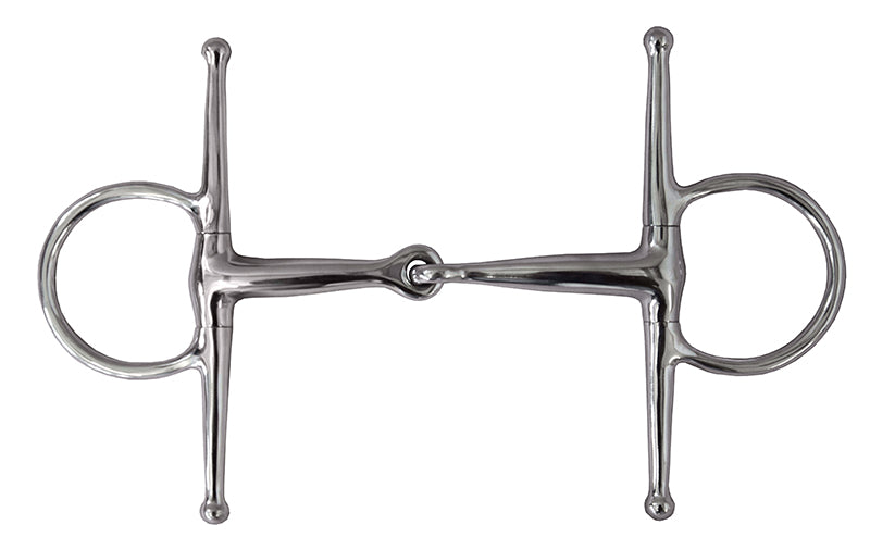 Schenkeltrense, Edelstahl, einfach gebrochen